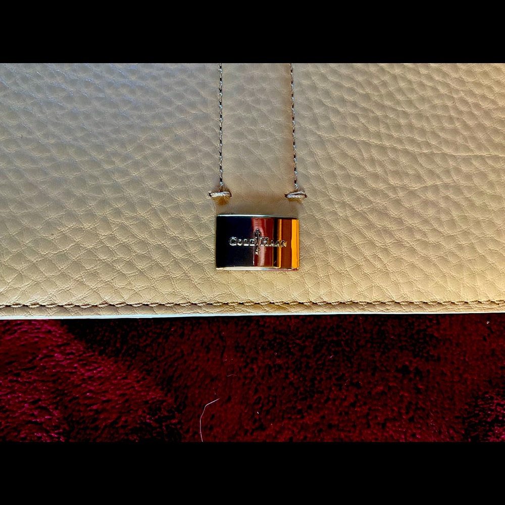 Cole Haan Tan Long Leather Wallet